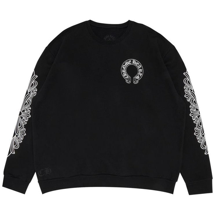 Chrome Hearts Horseshoe Crewneck Black