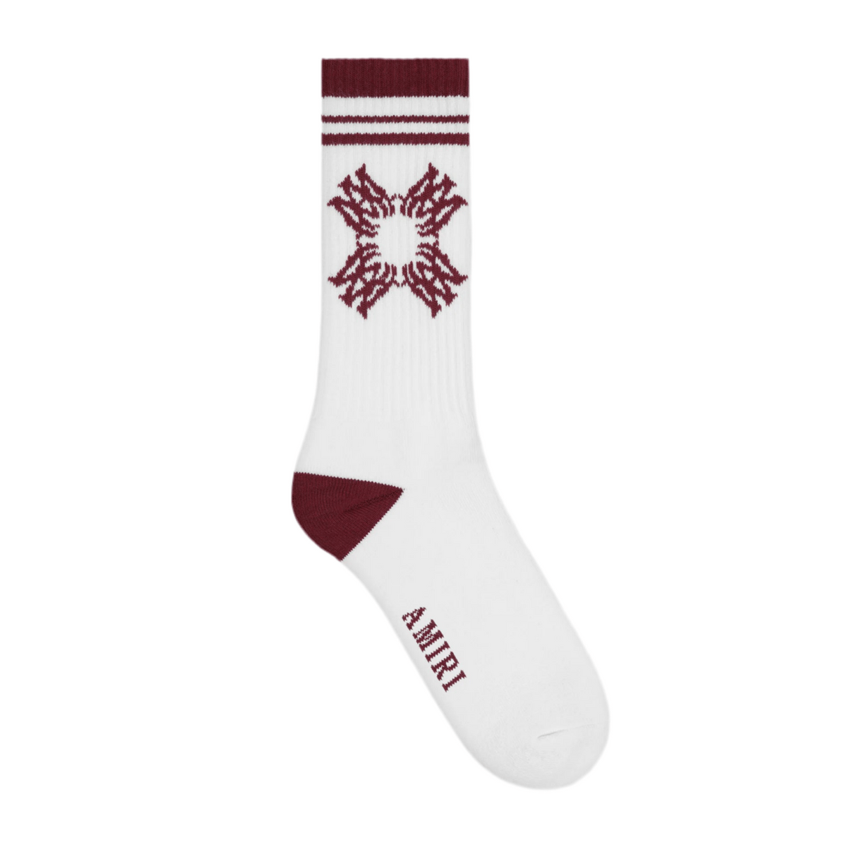 Amiri MA Quad Socks Deep Red
