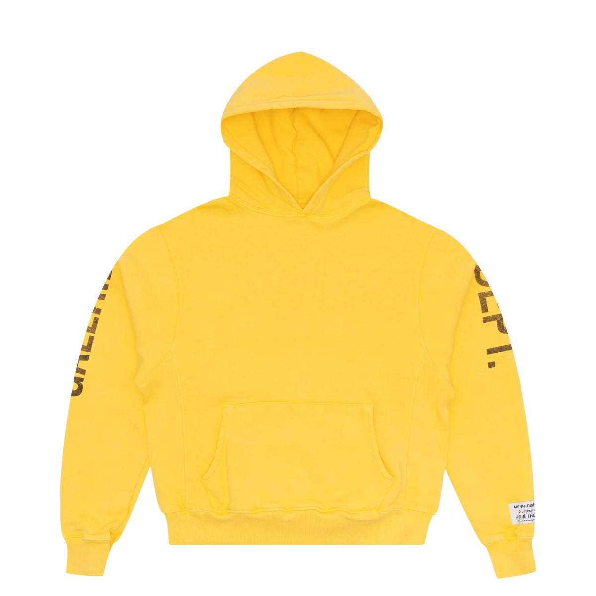 Gallery Dept. ART THAT KILLS Reversible Logo Hoodie Yellow