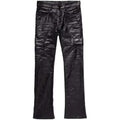 Purple Brand Cargo Flare Vintage Coated Jeans Black
