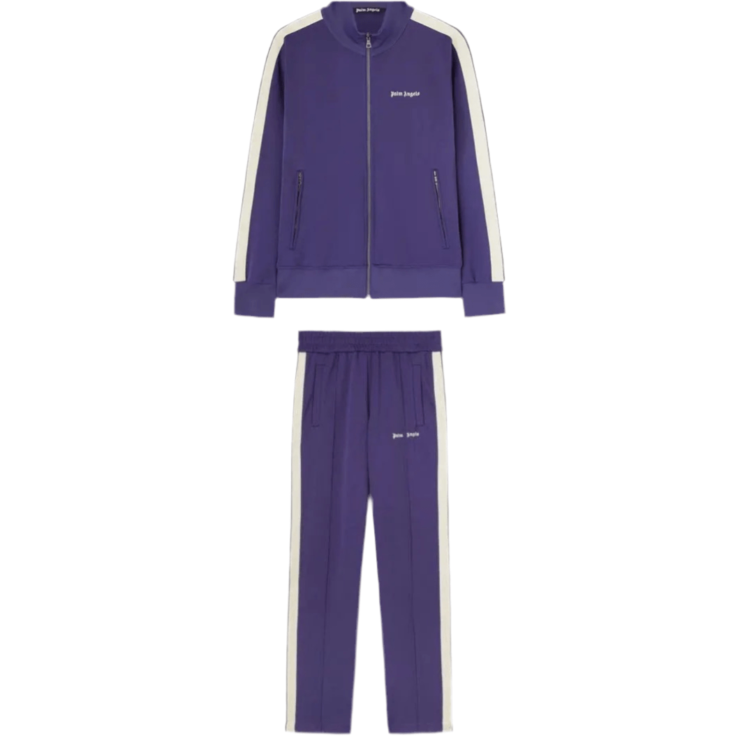 Palm Angels Classic Logo Track Jacket and Pants Navy Blue