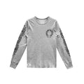 Chrome Hearts Horseshoe Floral Sleeve Waffle Long Sleeve T-Shirt Grey