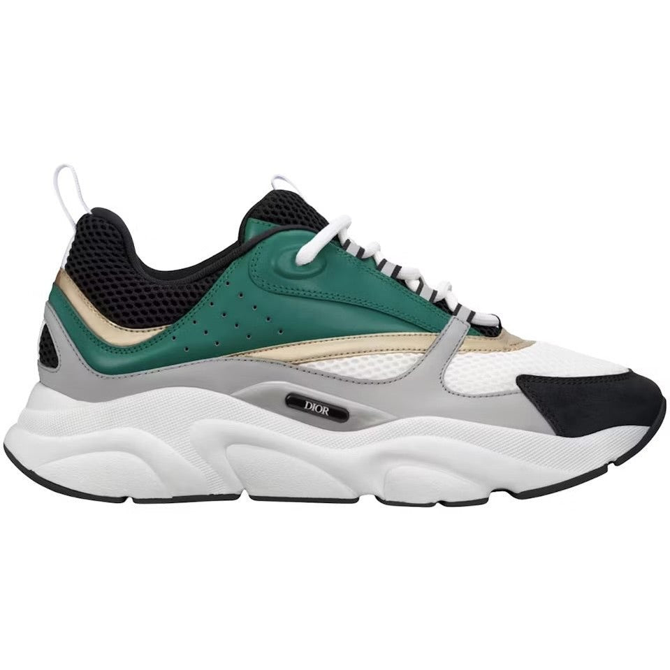 Dior B22 White Green Calfskin
