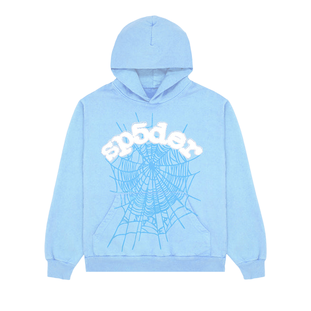 Sp5der Web sweat à capuche Sky Blue