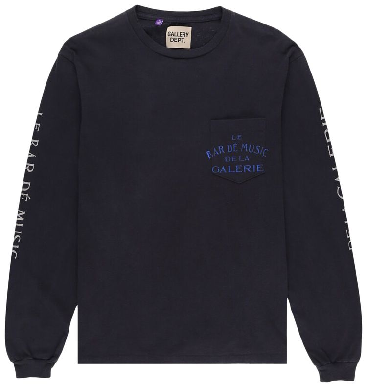 Gallery Dept. Le Bar Shop Long-Sleeve Tee Black