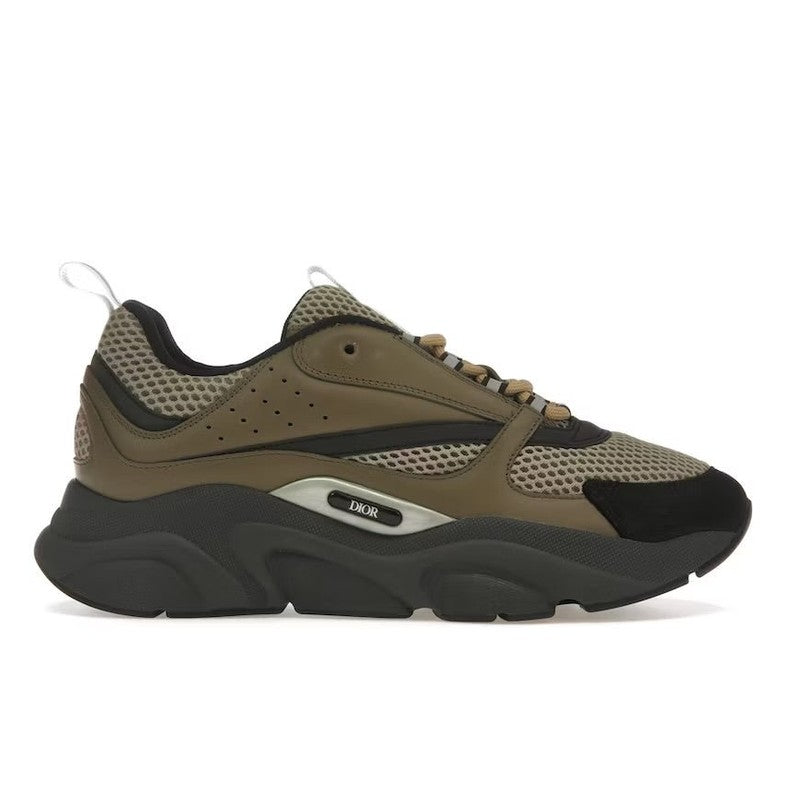 Dior B22 Khaki Black Calfskin