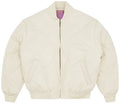 Corteiz Olde English Quilted Bomber Jacket Cream
