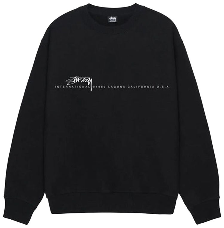 Stussy Smooth 80 Crew Black