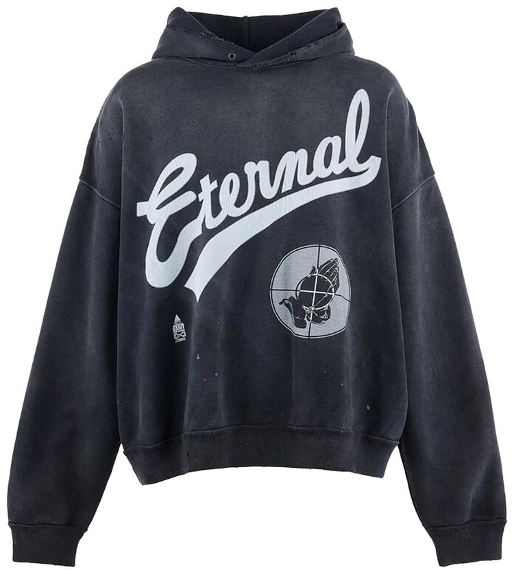 SAINT Mxxxxxx x Fear of God Saint of God Hoodie Black