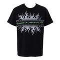 Hellstar Gradient Flame Sports Logo T-Shirt Black