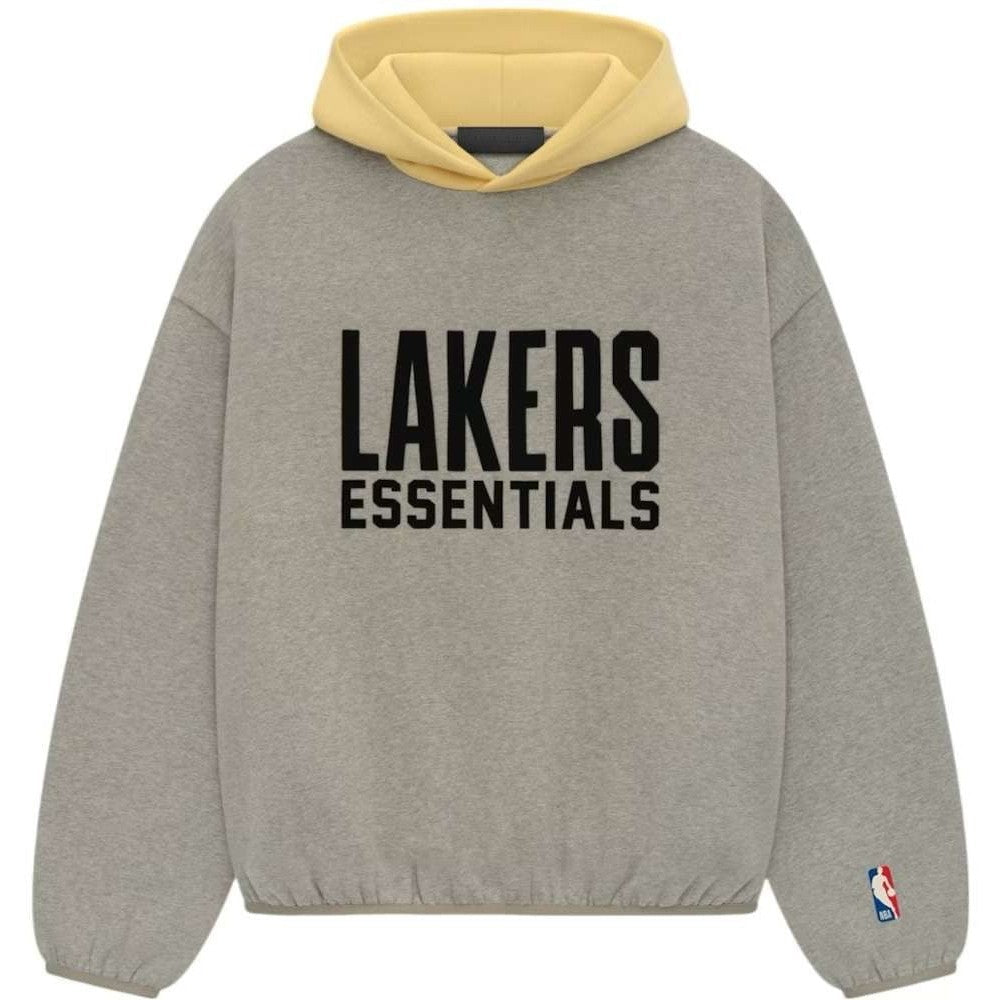 Fear of God Essentials NBA Lakers Hoodie Warm Heather