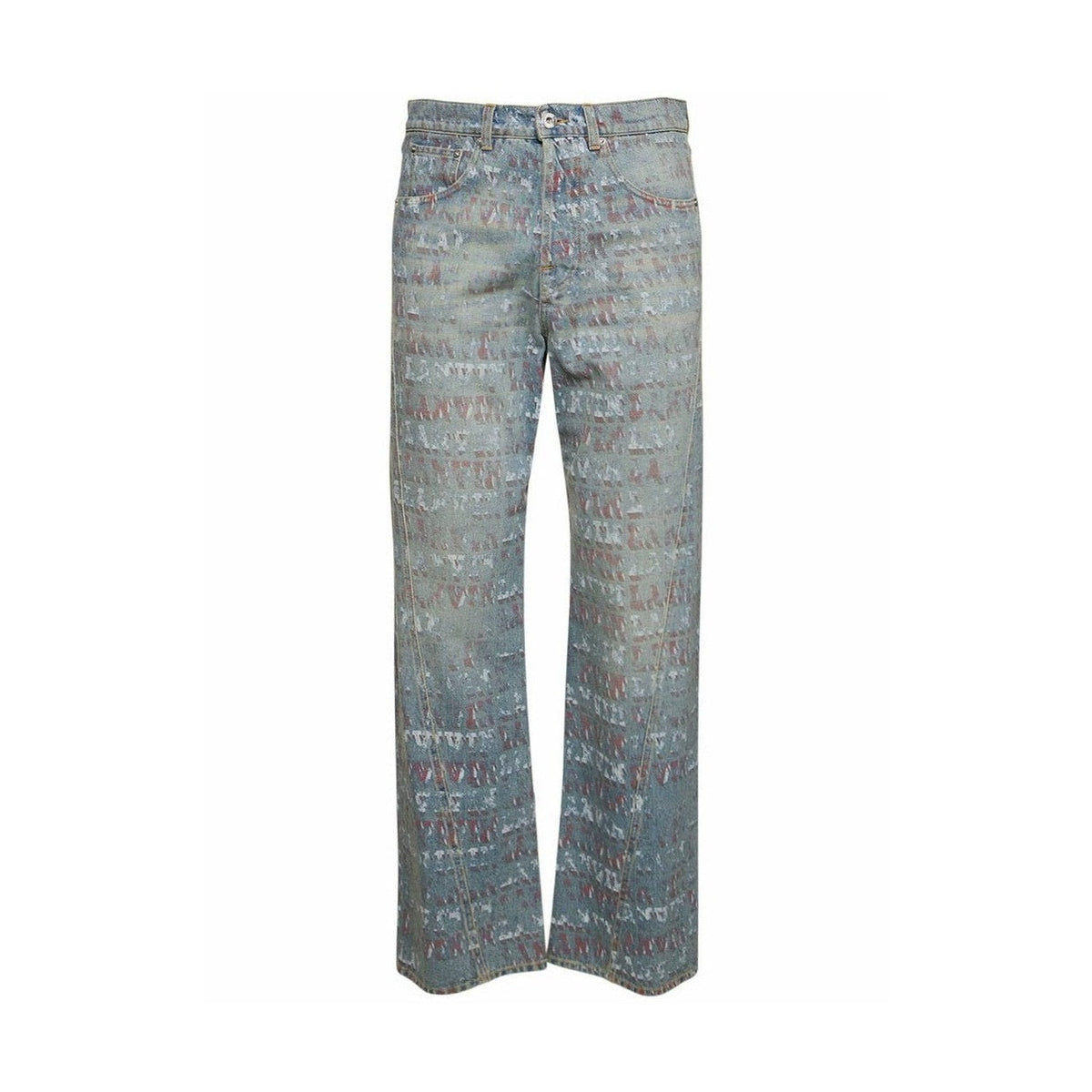 Lanvin X Future Printed Denim Jeans