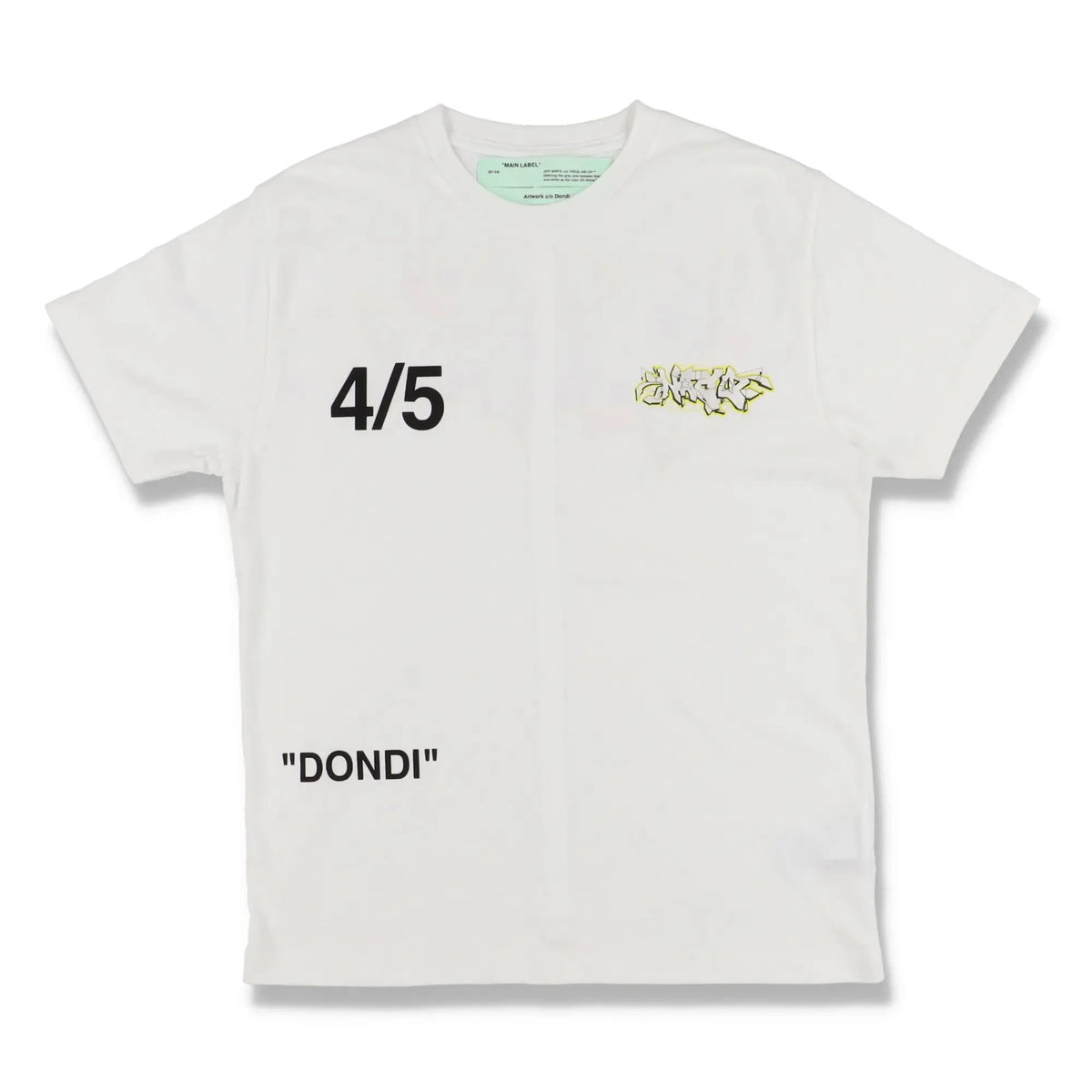 Off-White Dondi Graffiti Logo T-Shirt White