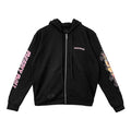 Chrome Hearts Deadly Doll Pink Cross Scroll Zip Up Hoodie