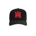 AMIRI MA Logo Trucker Hat Black Red