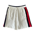 Gucci GG Monogram Stripe Terry Shorts White