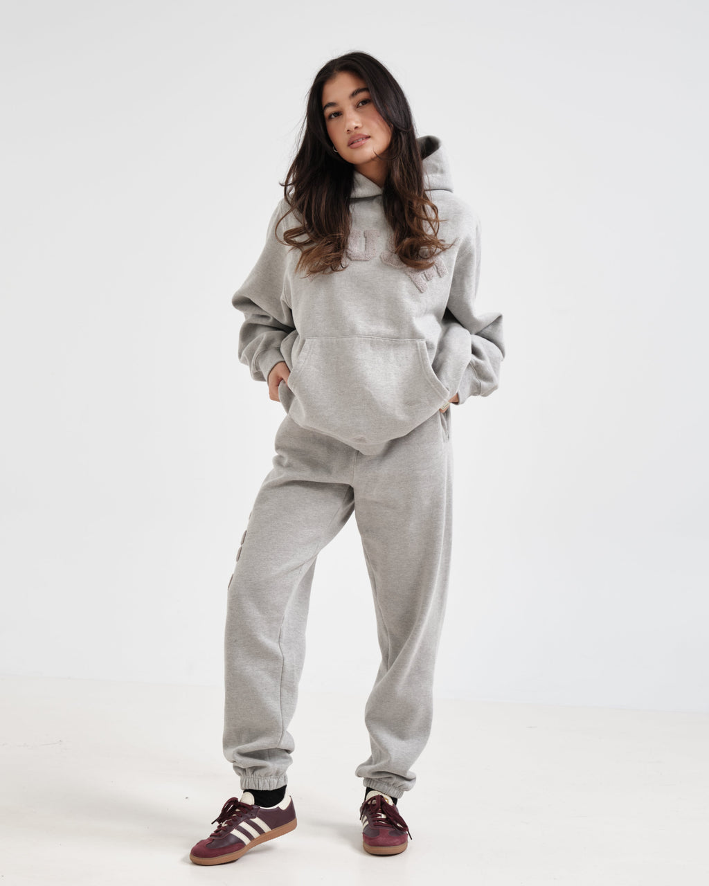CBM Heavyweight Chenille Jogging Heather Grey