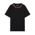 Palm Angels Neck Logo T-Shirt Black