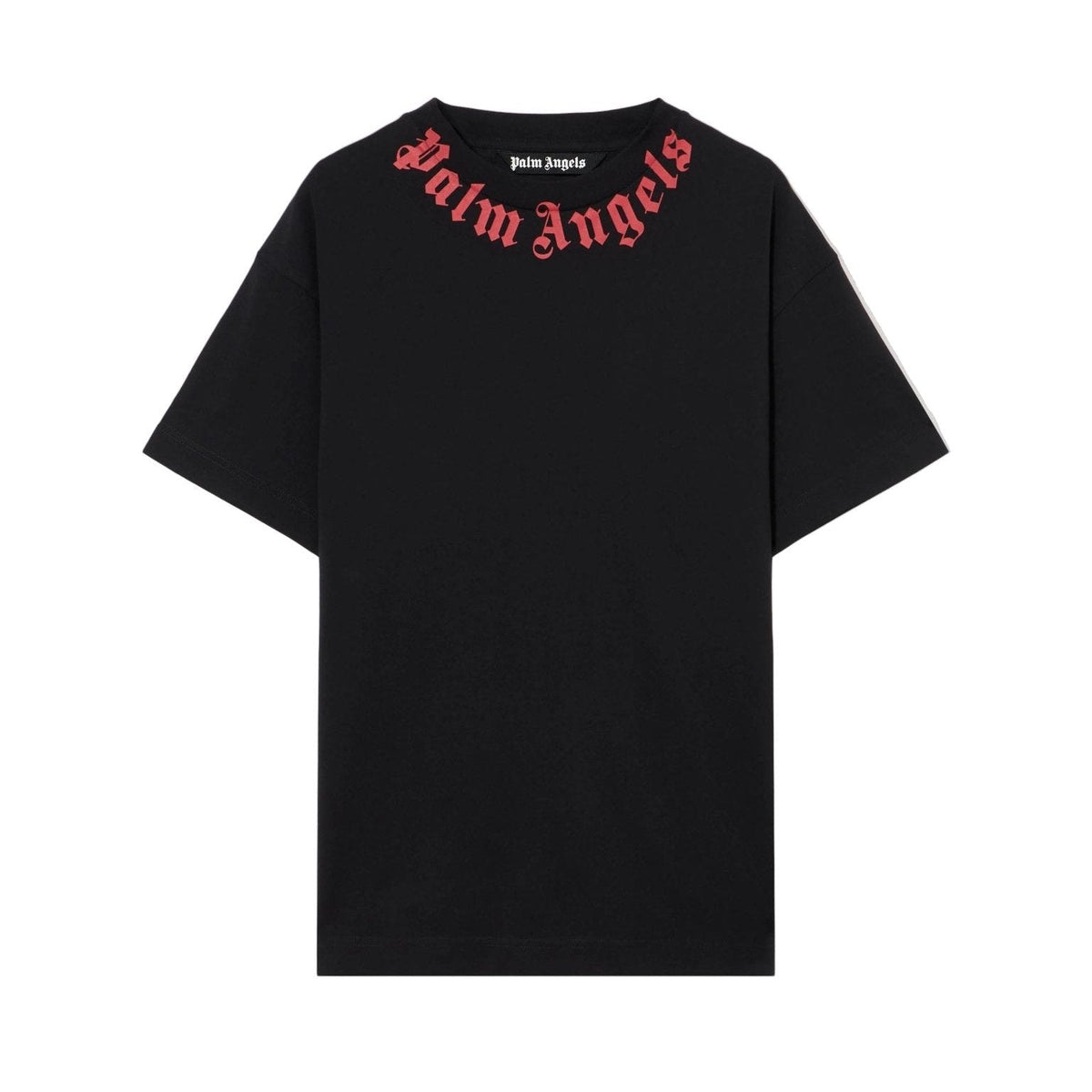 Palm Angels Neck Logo T-Shirt Black