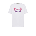 Dior Flower Logo Gradient T-Shirt White