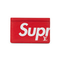 Louis Vuitton x Supreme Card Holder Red