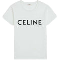 Celine Loose Jersey T-Shirt White