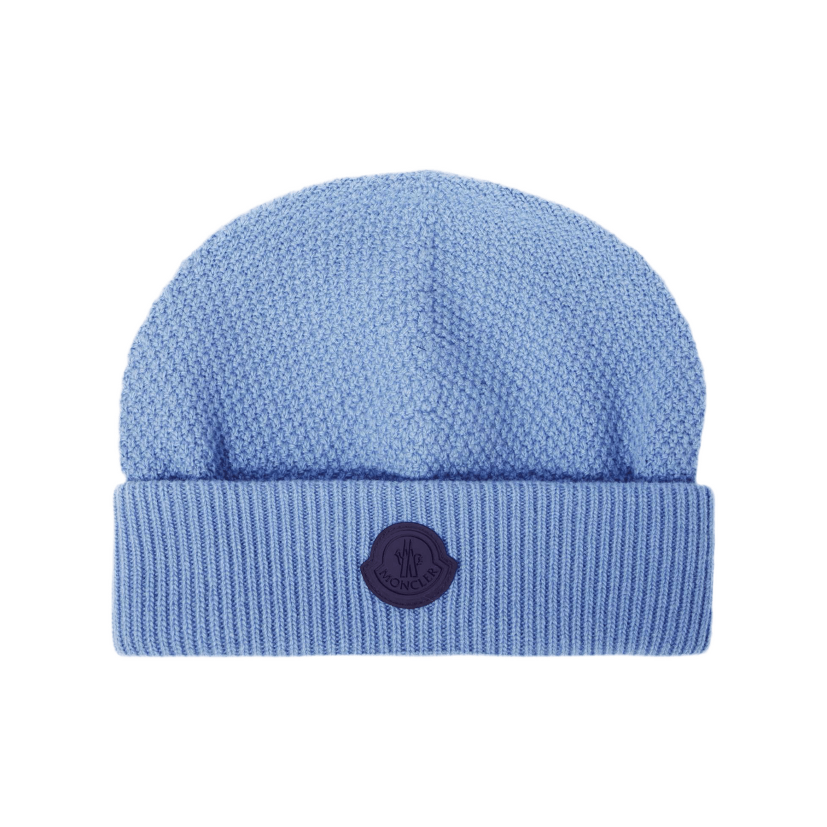 Moncler Wool Beanie Light Blue