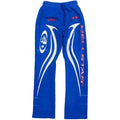 Hellstar Logo Sweatpants Blue