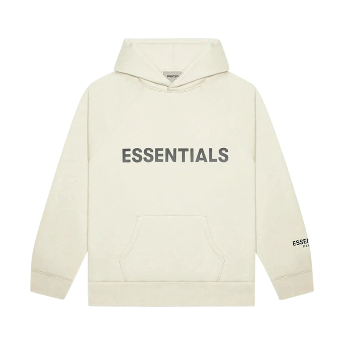 Fear of God Essentials Pullover Hoodie Applique Logo Buttercream