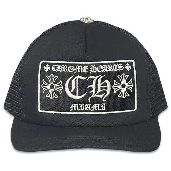 Chrome Hearts Miami Trucker Hat Black