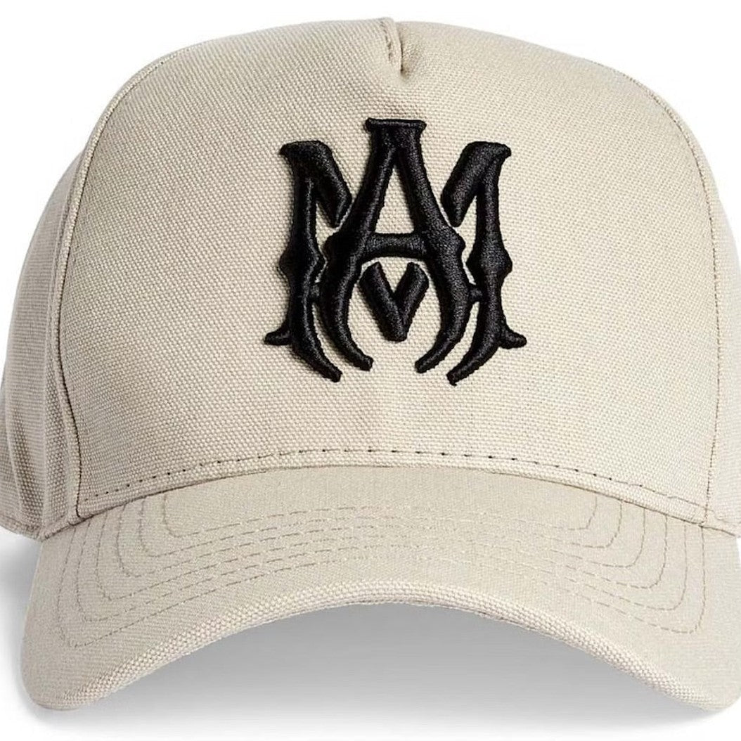 AMIRI MA Canvas Cap Alabaster