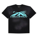 Hellstar Sports Core Gel Logo T-Shirt Black Aqua