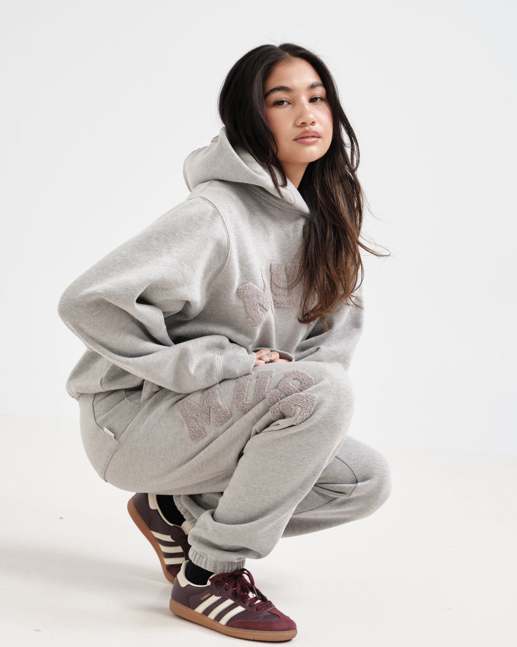 CBM Heavyweight Chenille Jogging Heather Grey