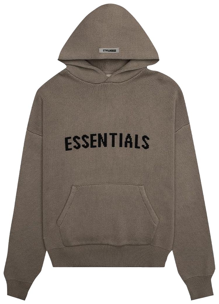Fear of God Essentials Knit Pullover Hoodie (SS21) Taupe