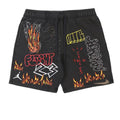 Travis Scott MJ Fleece Shorts Black