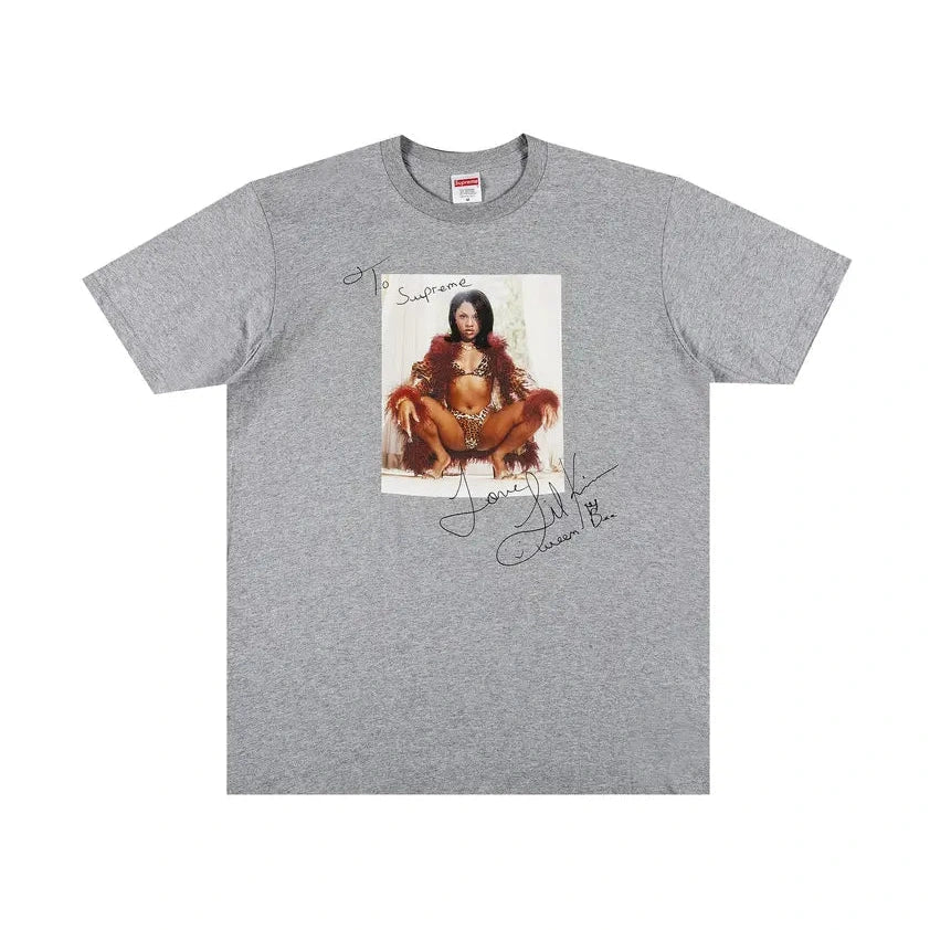 Supreme Lil Kim Tee Heather Grey