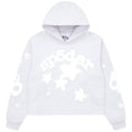 Sp5der Rhinestone Beluga Hoodie Heather Grey