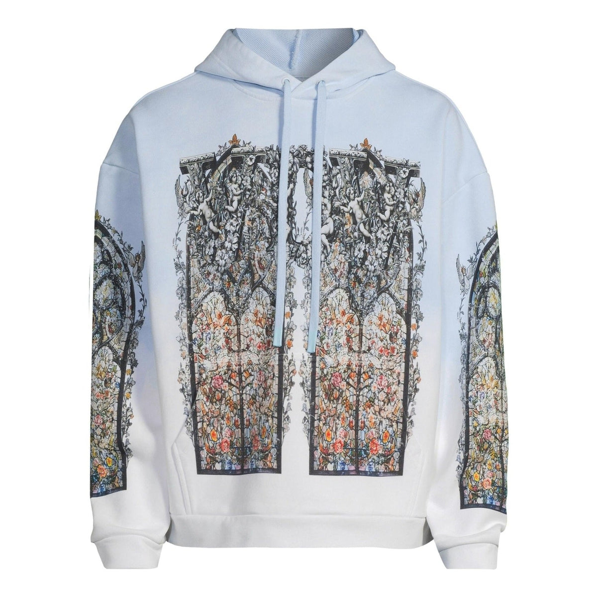 Who Decides War Ignatius Hoodie Blue