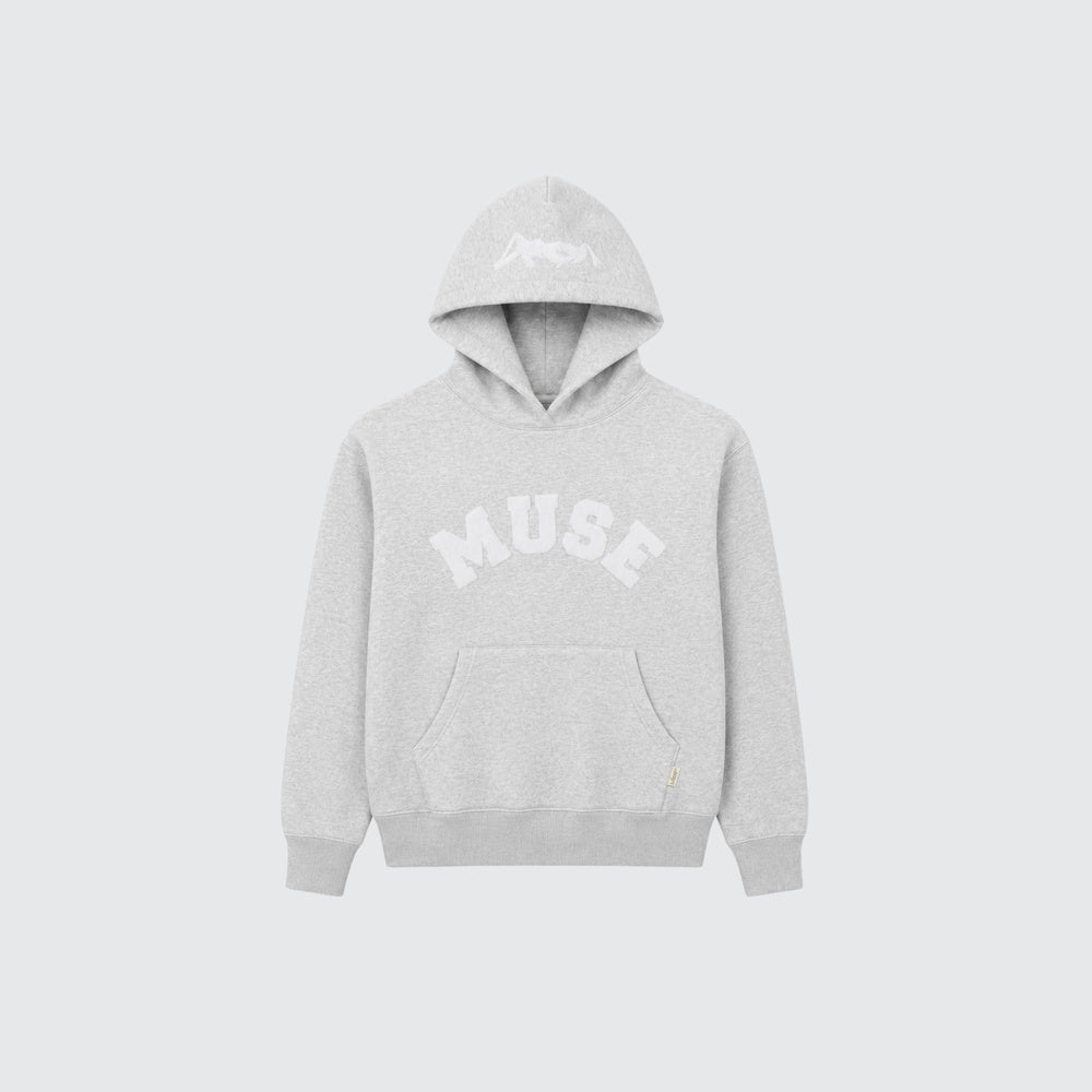 CBM Heavyweight Chenille Hoodie Pearl — front view