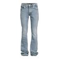 Purple Brand P072 Super Stack Flare Jeans Mid Indigo