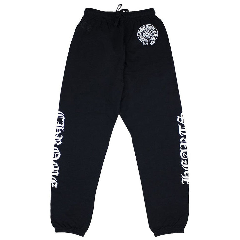 Chrome Hearts Horse Shoe Logo Sweatpants Black