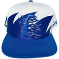 Hellstar Shark Teeth Snapback Off White/Royal Blue
