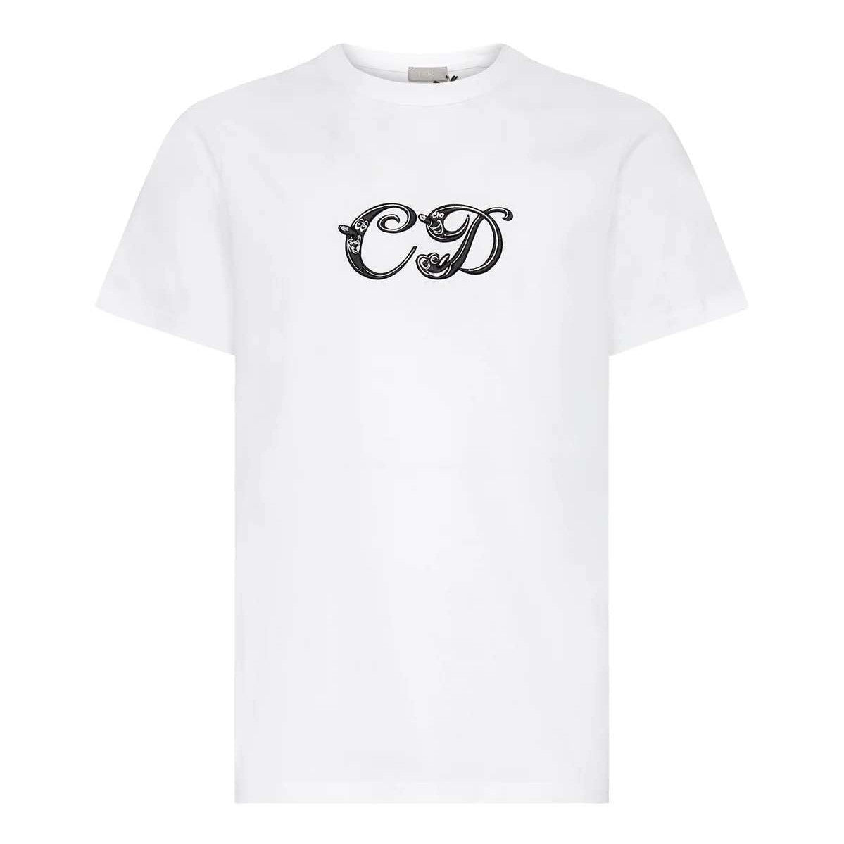 Dior x Kenny Scharf Logo T-Shirt White