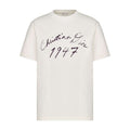 Dior Handwritten Signature Relaxed Fit T-Shirt White