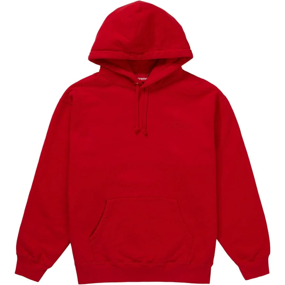 Supreme Smurfs Hooded Sweatshirt Red
