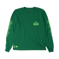Chrome Hearts Cemetery Cross Long Sleeve T-Shirt Green
