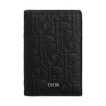 Dior Gravity Leather Bifold Card Holder Black