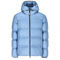 Moncler Masac Short Down Jacket Light Blue