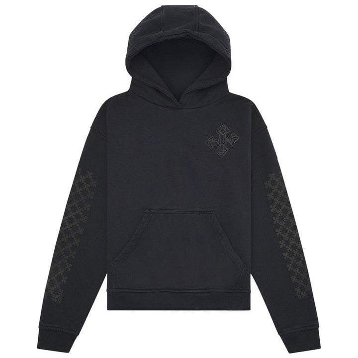 Rhude Cross Logo Hoodie Vintage Black