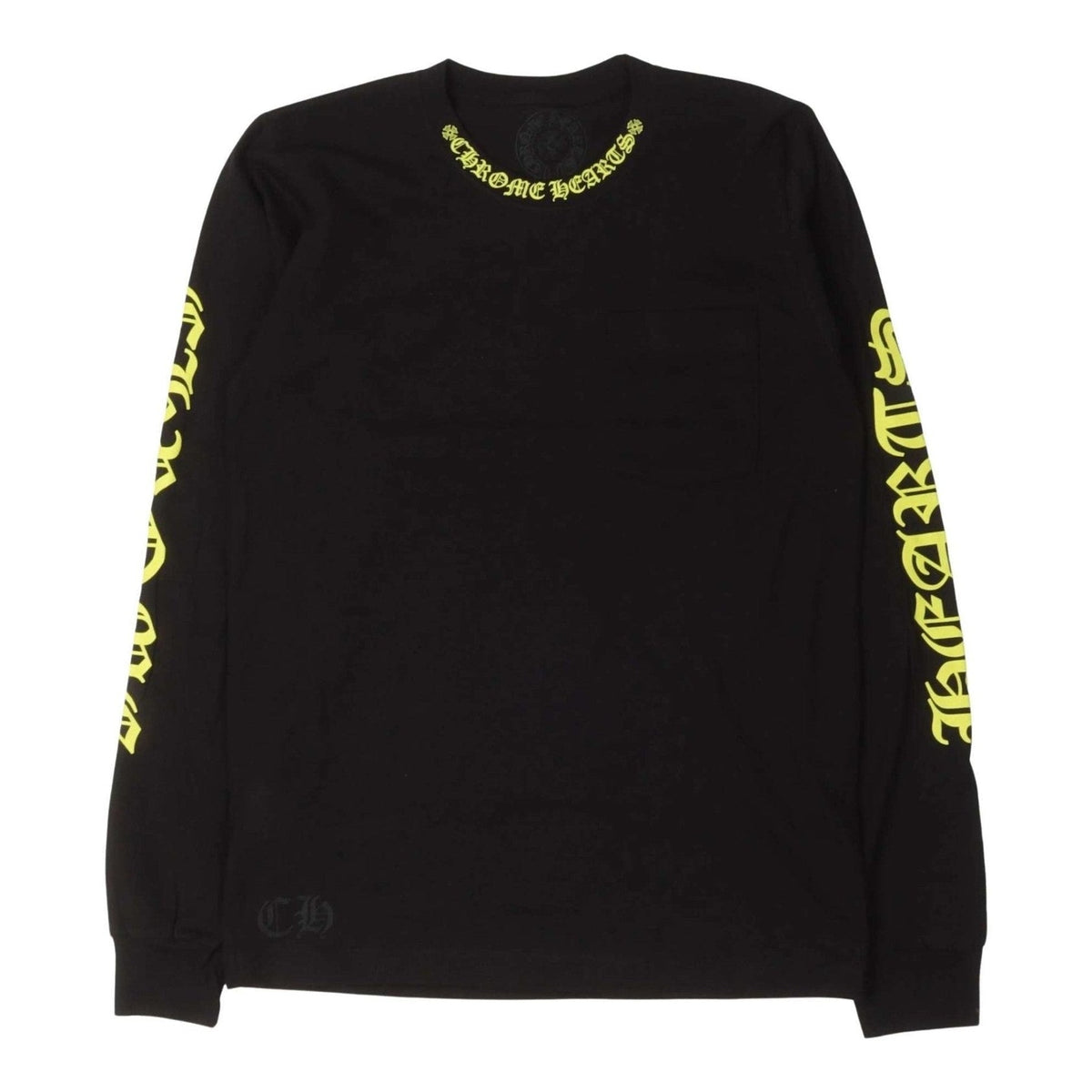 Chrome Hearts Black Neon Neck Script LongSleeves